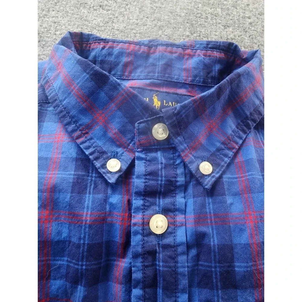 Ralph Lauren Shirt Youth XL‎ 18-20 Lot of 3 Plaid Button Down Long Sleeve Cotton